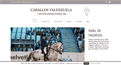 Desktop Screenshot of caballosvalenzuela.com